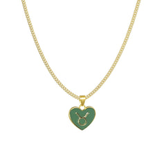 12 Personalized Heart-shaped Constellation Love Necklace