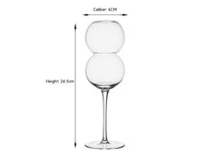 Bubble Glass Ball Wine Glass Goblet