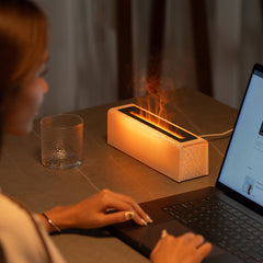 USB Color Changing Plug-in Simulation Flame Humidifier