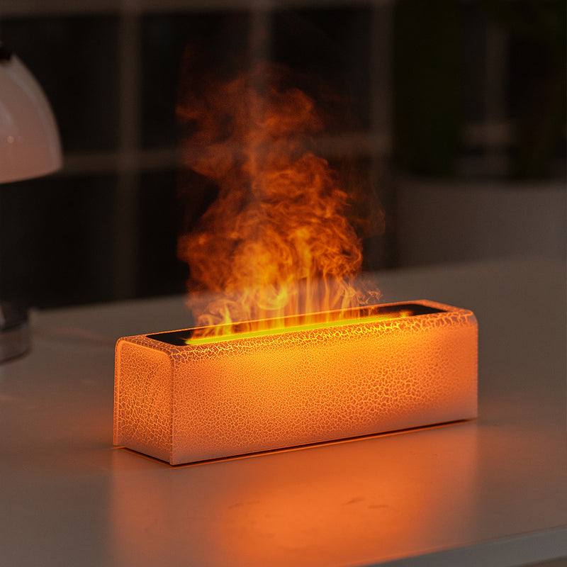 USB Color Changing Plug-in Simulation Flame Humidifier