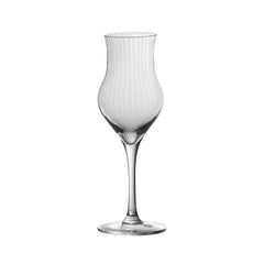 Tulip crystal wine glass