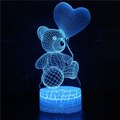 3D USB LED Neon Lamp