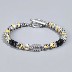 Clasp Tiger Eye Bracelet for Men