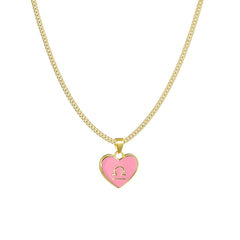 12 Personalized Heart-shaped Constellation Love Necklace