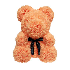 Rose Teddy Bear - Real Roses