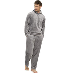 Flannel Grey Simple Home Men's Pajamas