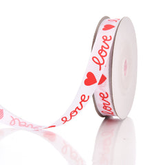 Packing Ribbon Love Pattern Flowers Ribbon Wedding Celebration Decoration Ribbon