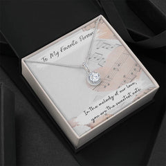 Eternal Love Necklace with Special Message