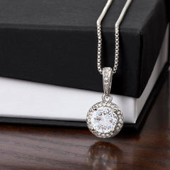 Luxury 'Eternal Hope' Cubic Zirconia Crystal Necklace