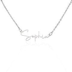 Personalized Custom Signature Necklace