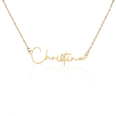 Personalized Custom Signature Necklace