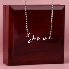 Personalized Custom Signature Necklace