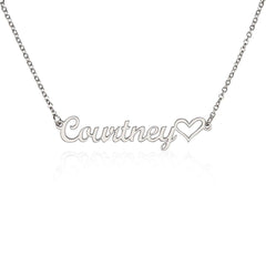 Luxury Personalized Name Necklace With Heart