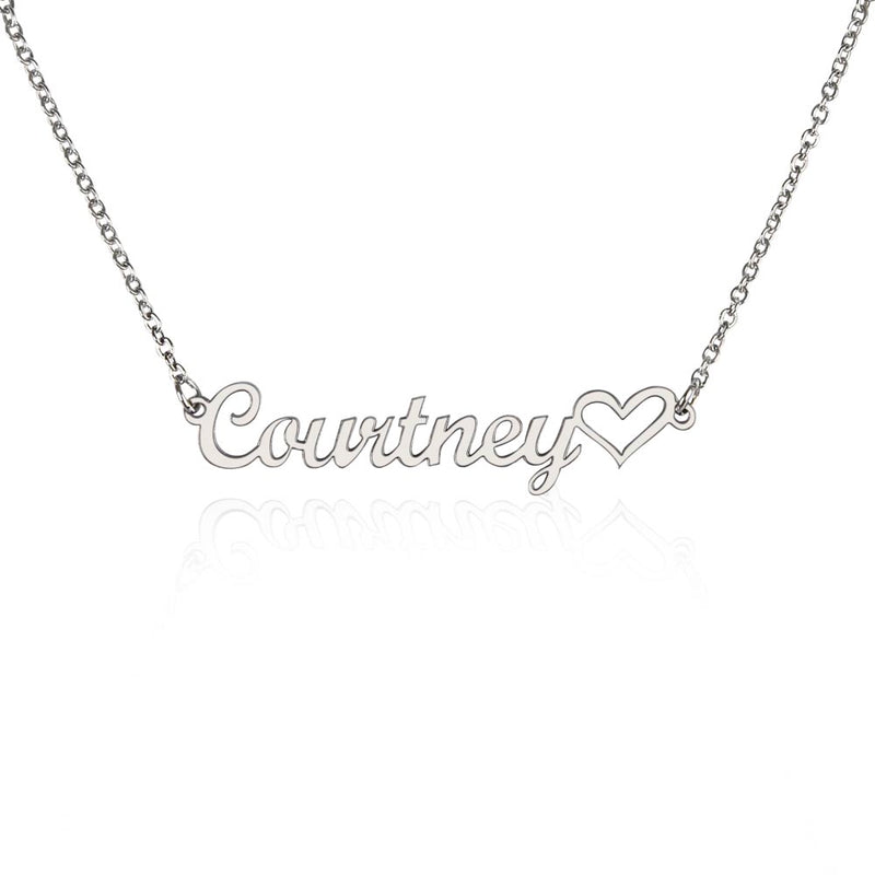 Luxury Personalized Name Necklace With Heart