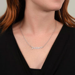 Luxury Personalized Name Necklace With Heart