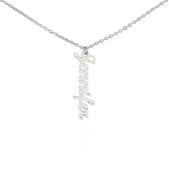 Personalized  Vertical Name Necklace