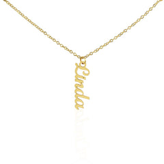 Personalized  Vertical Name Necklace