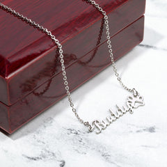 Luxury Personalized Necklace + Paw Print