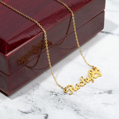 Luxury Personalized Necklace + Paw Print