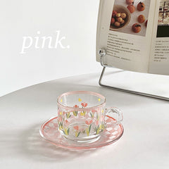 French Afternoon Tea Coffee Cup And Saucer Set