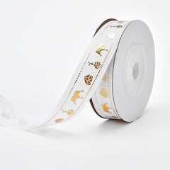 Packing Ribbon Love Pattern Flowers Ribbon Wedding Celebration Decoration Ribbon