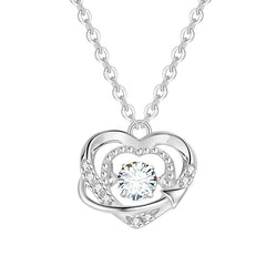 Heart Necklace -Sterling Silver