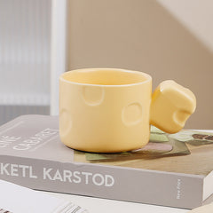 Cheese-shaped Mark Coffee Cup