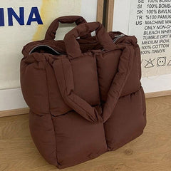 Zipper Cotton-padded Jacket Bag