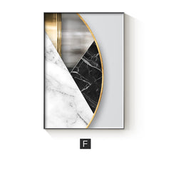 Abstract Geometric Canvas Painting Picture Home Decor Wall Poster