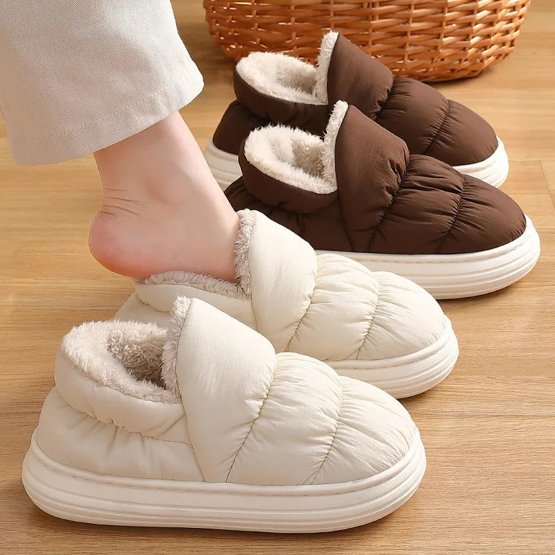 Thick Plush Unisex Cozy Slippers