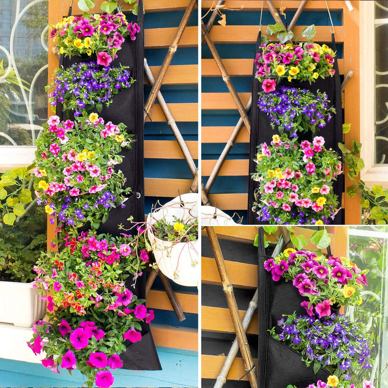 Vertical Hanging Flower Pots